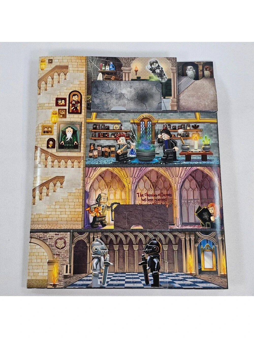 LEGO Harry Potter Wizarding Duels Potter vs Malfoy Pop-Up Scenes 2 Books